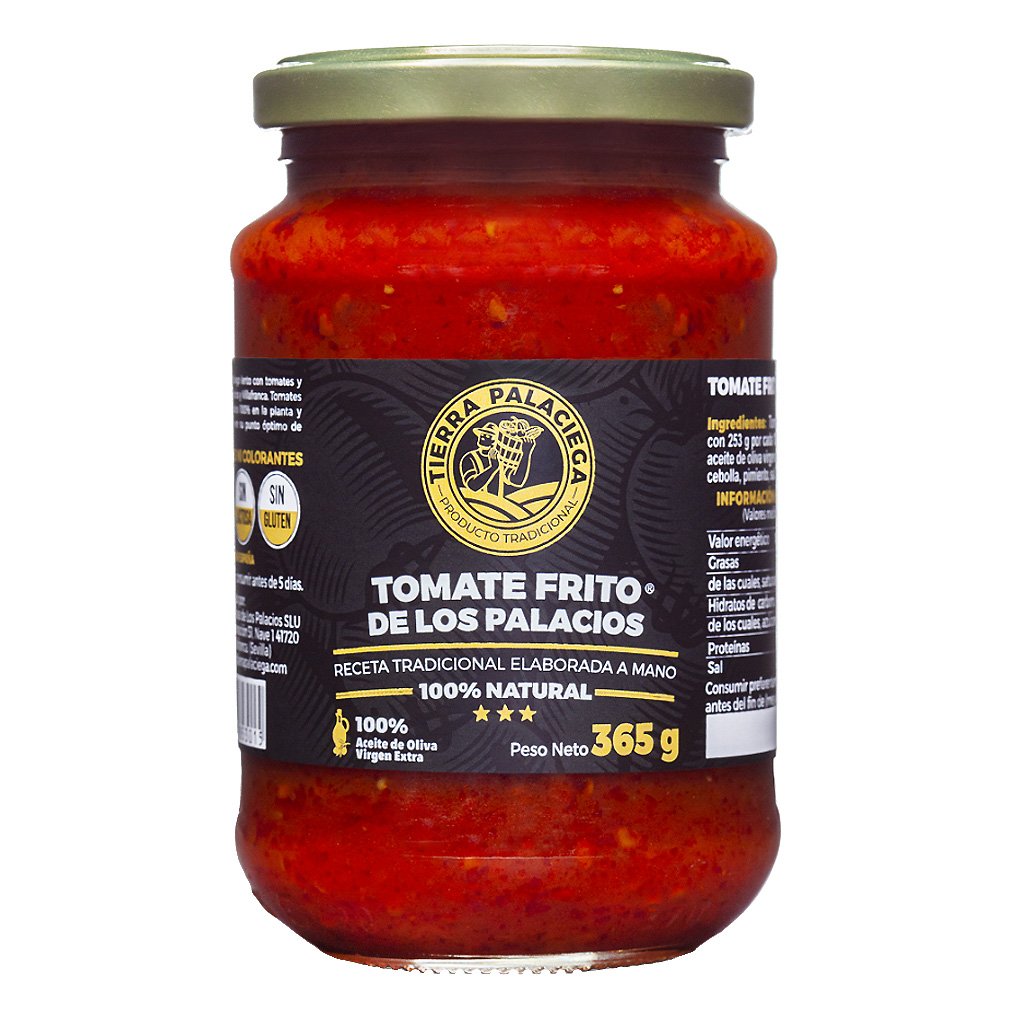 Tierra Palaciega, Salsa de Tomate Frito, 365 gr - elsupergourmet.mx