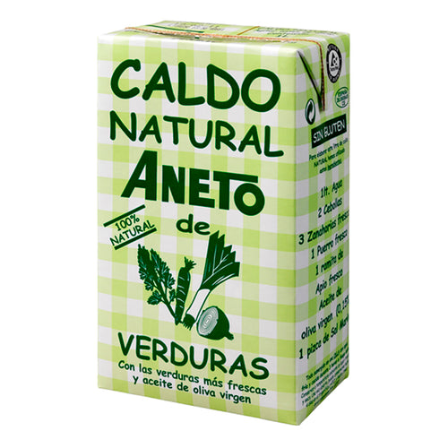 Caldo Natural Aneto de verduras 1000 ml - embridge.mx